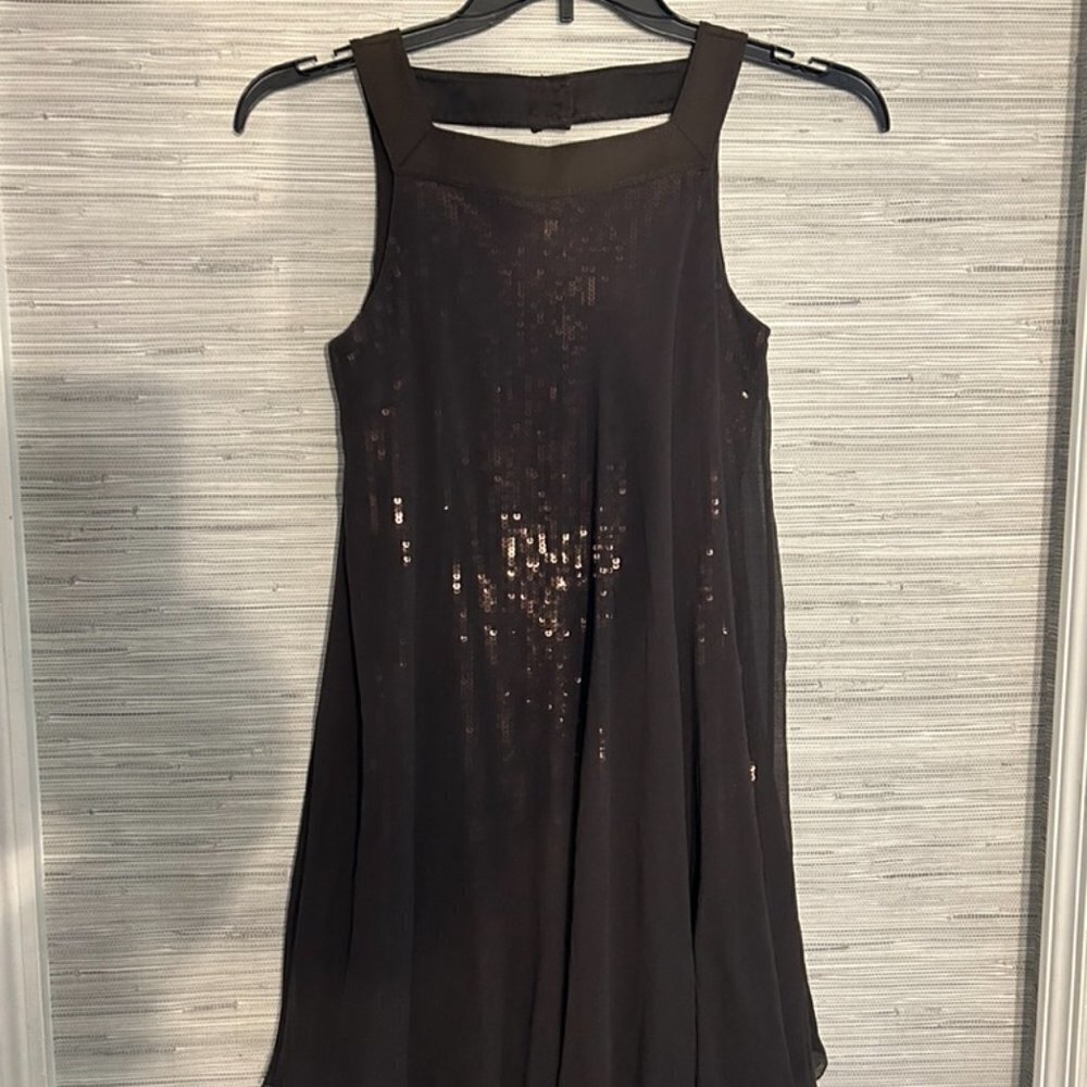 Elie Tahari Sequins and Silk Dress